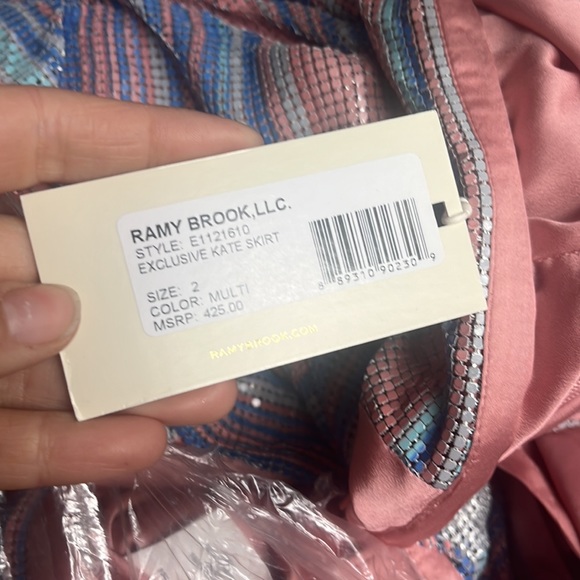 NWT $425 Ramy Brook skirt multi - Picture 4 of 9